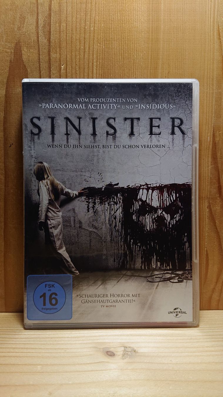 Tutti i DVDs: SINISTER DVD – Usato da Wilderswil venduto da Exebub