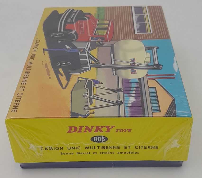 Dinky Toys France 805 – UNIC Multibenne Et Citerne PRIMAGAZ – 1/43 – TBE+ Boîte (1960) Boitier Papillon Twingo 2