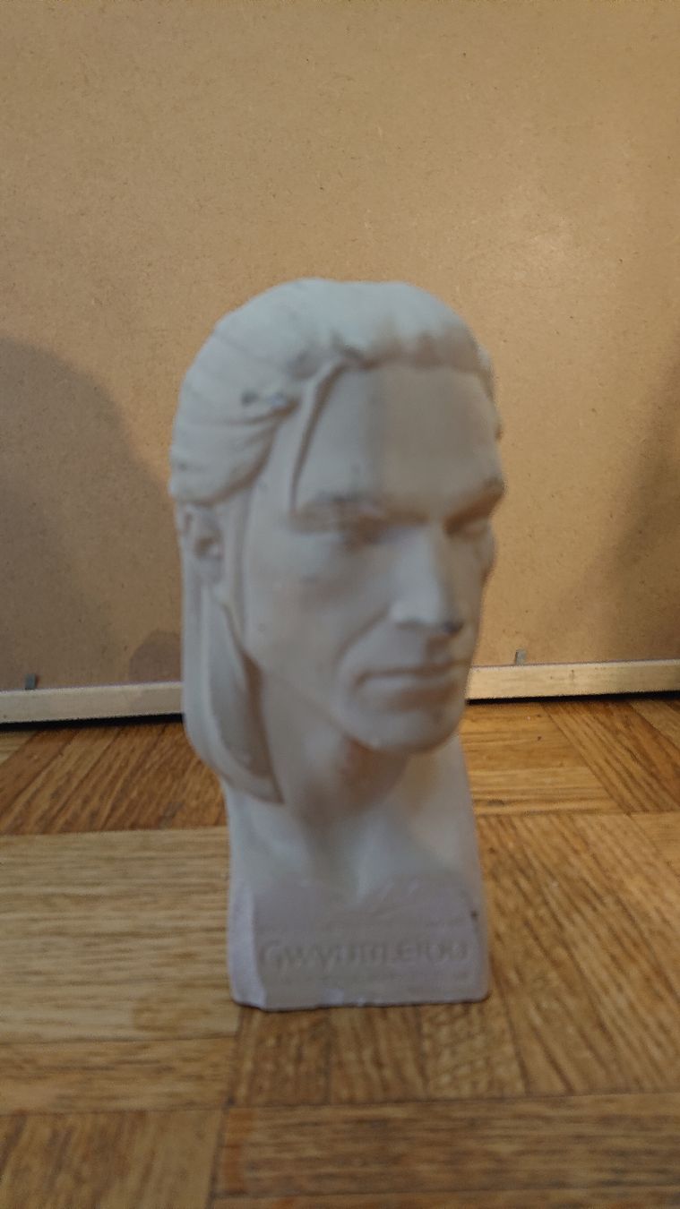 Sculture & Statue: Gipsbüste Geralt von Riva Witcher – Difettoso da Chur venduto da FreakofRarity