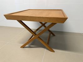 Beistelltisch Holz klappbar 60x60x46 cm guter Zustand