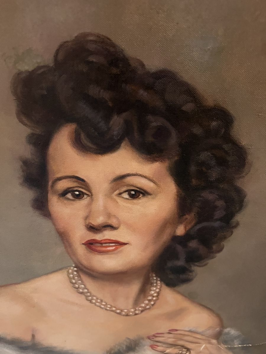 Gemälde: Portrait signé BENJAMIN STRASSER 1949 – Defekt aus Genève von Qanil77 2