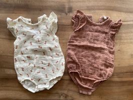 Süsse Sommerbody Grösse 68 2er Set gemustert