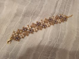 Handgemachte armkette aus glasperlen