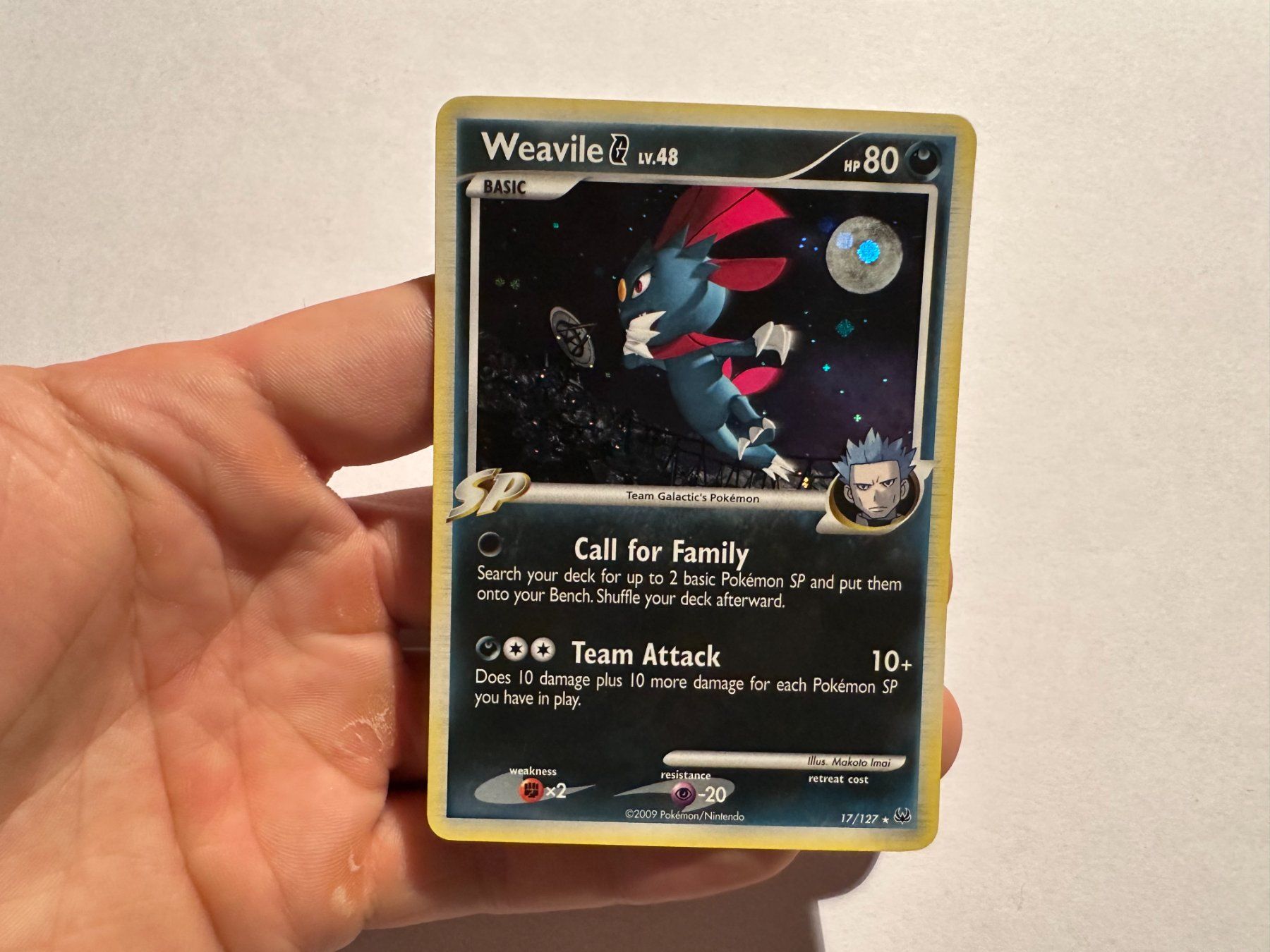 Pokémon Carte collezionabili: Weavile G holo Platinum Base EN – Usato da Hagendorn venduto da Pokecollectorch 4