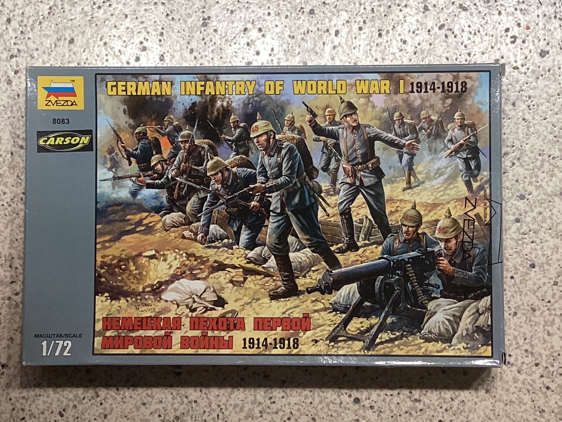 Zvezda Kit di modellismo & Modellini statici: German Infantry WWI 8083 – Usato da Bülach venduto da BTDB