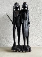 Mehrere afrikanische Holzschnitzerein