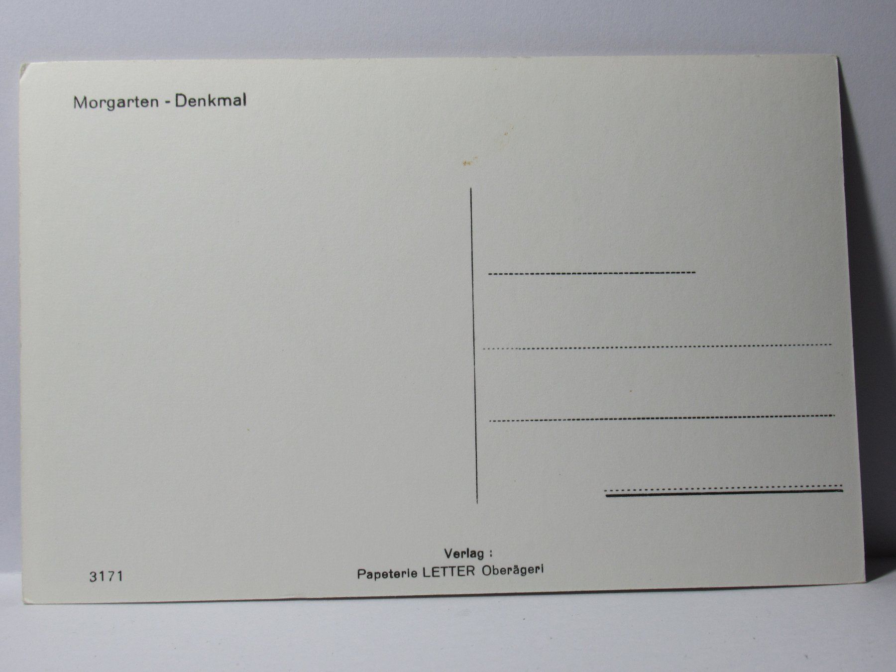 Cartoline postali: Morgarten , Denkmal – Nuovo (secondo la descrizione) da Grenchen venduto da Bluemchen1900 1
