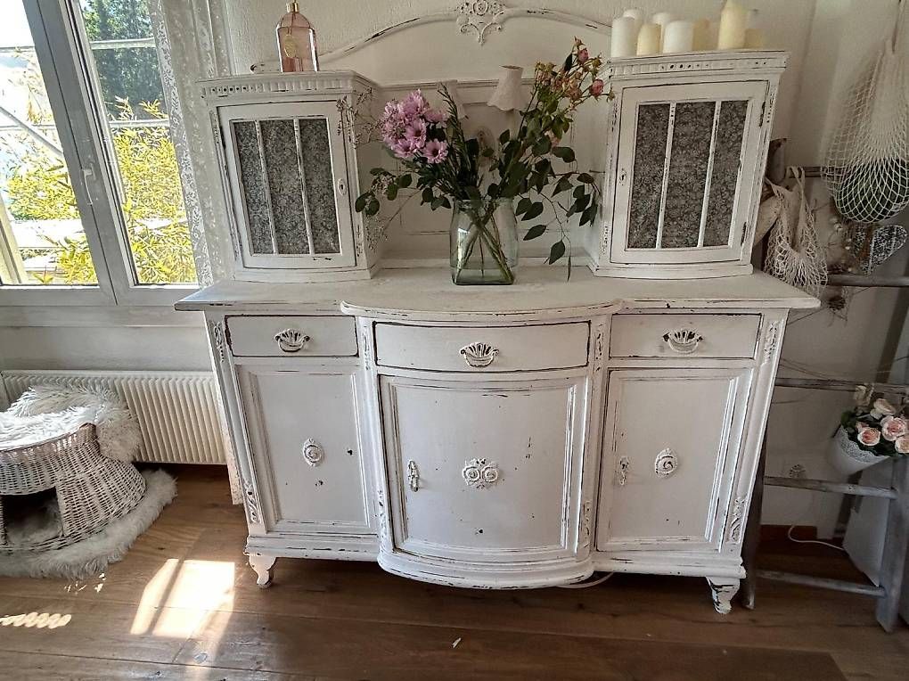 Credenze: Shabby Chic Sideboard Buffet Landhausstil Vintage – Usato da Goldiwil (Thun) venduto da Steffu1980 1