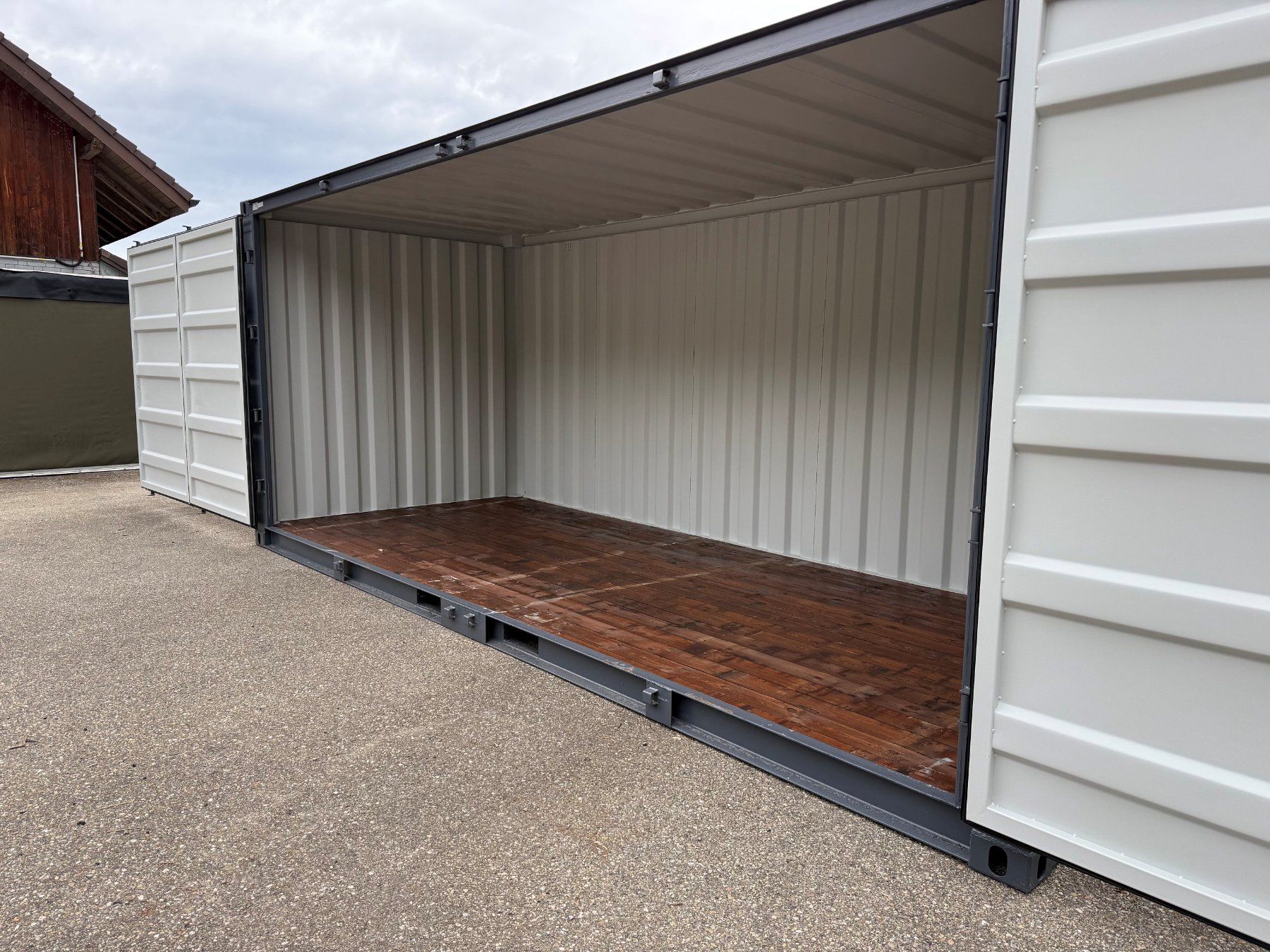 Contenitori edile: 20 Fuss Lagercontainer in grau, Open Side – Nuovo e nell'imballaggio originale da grosswangen venduto da Poliniman0 5