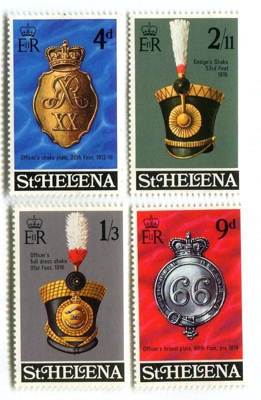 Tutti i francobolli: Briefmarken "Uniform". St. Helena. – Nuovo e nell'imballaggio originale da Basel venduto da Butsch5