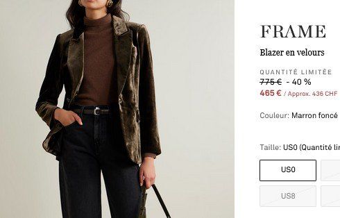 Giacche: Frame  Blazer Jacke / veste   S – Usato da Collonges venduto da arashee 7