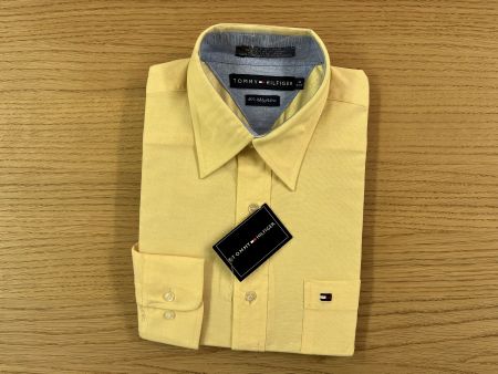 Tommy Hilfiger Hemd, hellgelb, 80's 2plyfabric, Grösse M