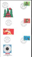 3 FDC 548-550 Serie Einzelmarken ET 29.1.1974