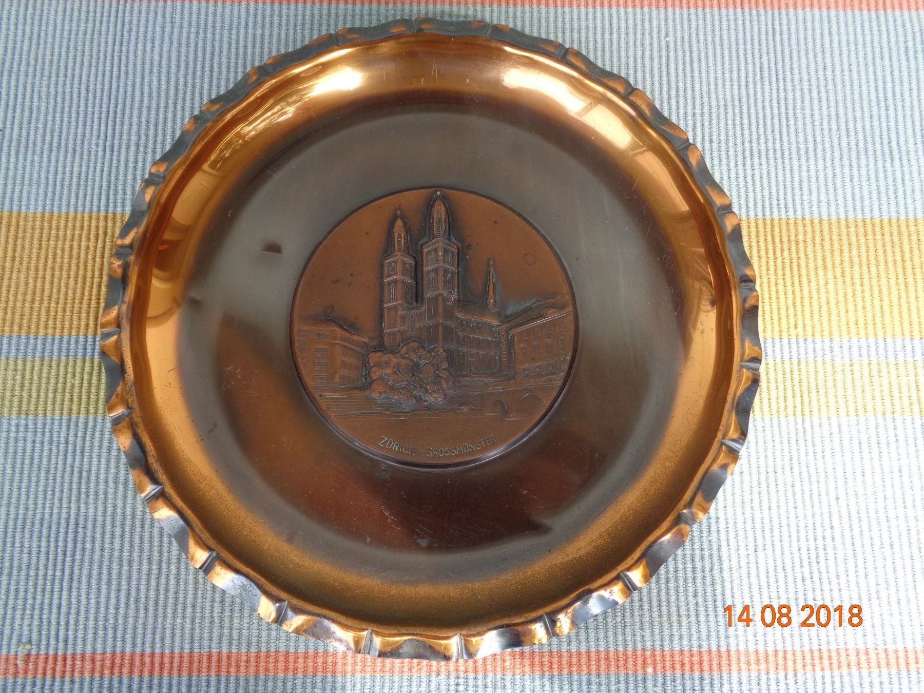 Teller: Wunderschöner Kupferteller – Gebraucht aus Dietikon von Branquinha1981 2
