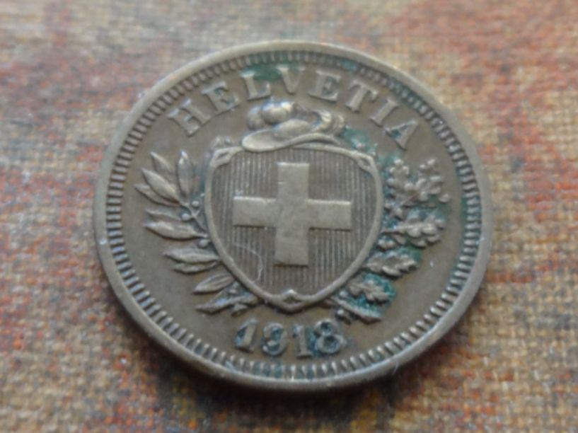 Tutti le monete: 1 Rp. 1918   (C) – Usato da Romanel-sur-Lausanne venduto da Swift13