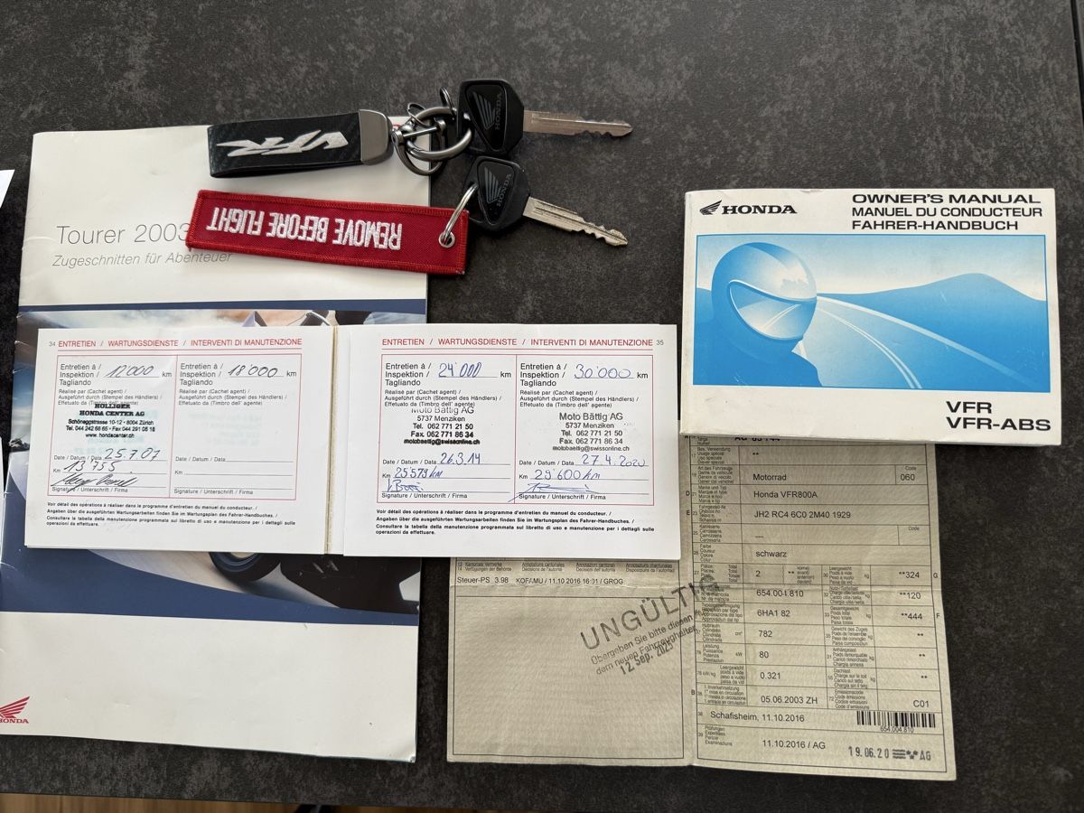 Honda Touring: Honda VFR 800 VTEC ABS – Usato da Waltenschwil venduto da Daytona056 4
