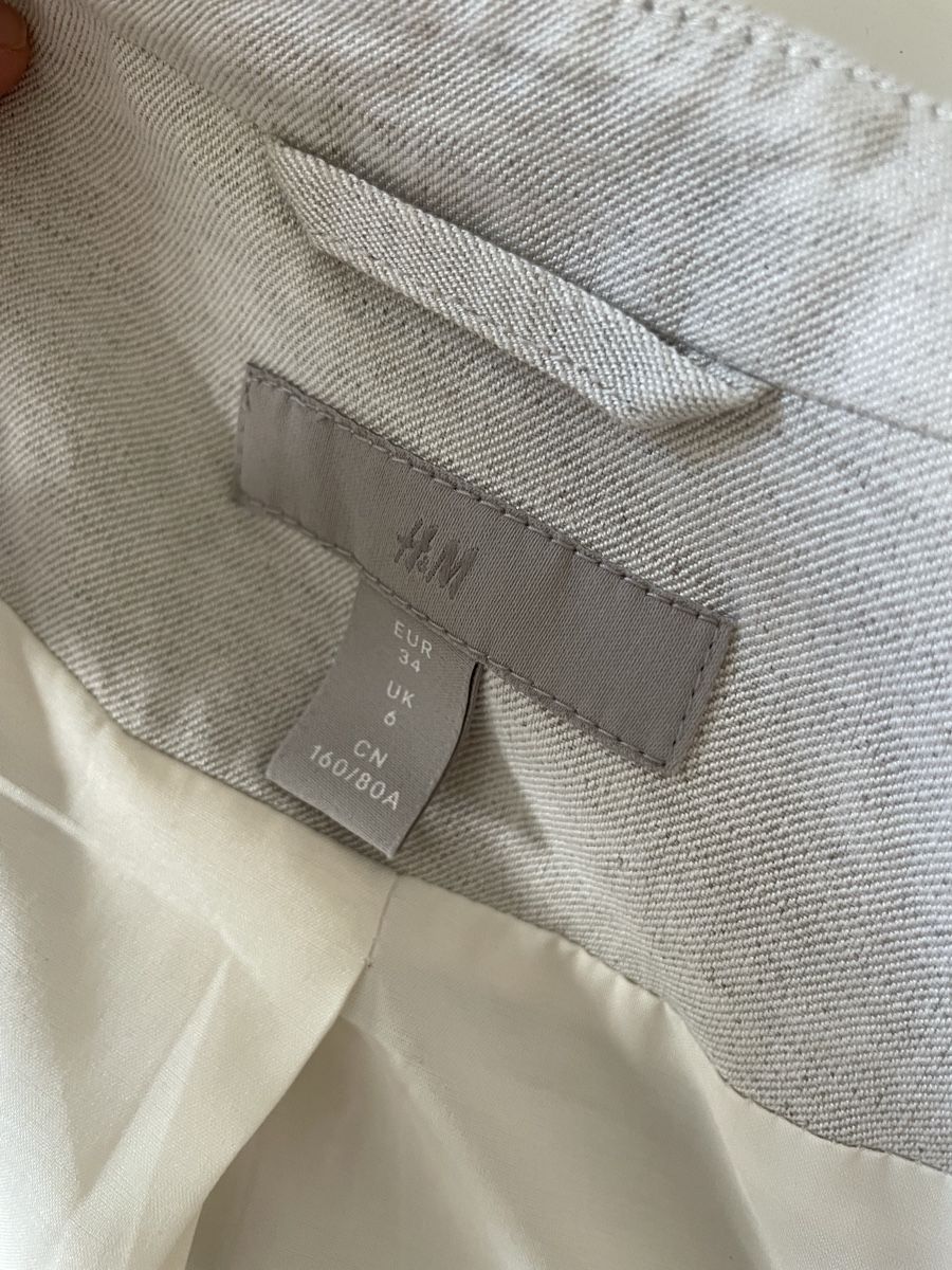 H&M Jacken: BEIGE LINEN BLAZER FROM H&M XS – Gebraucht aus Zürich von lydia.joray 3