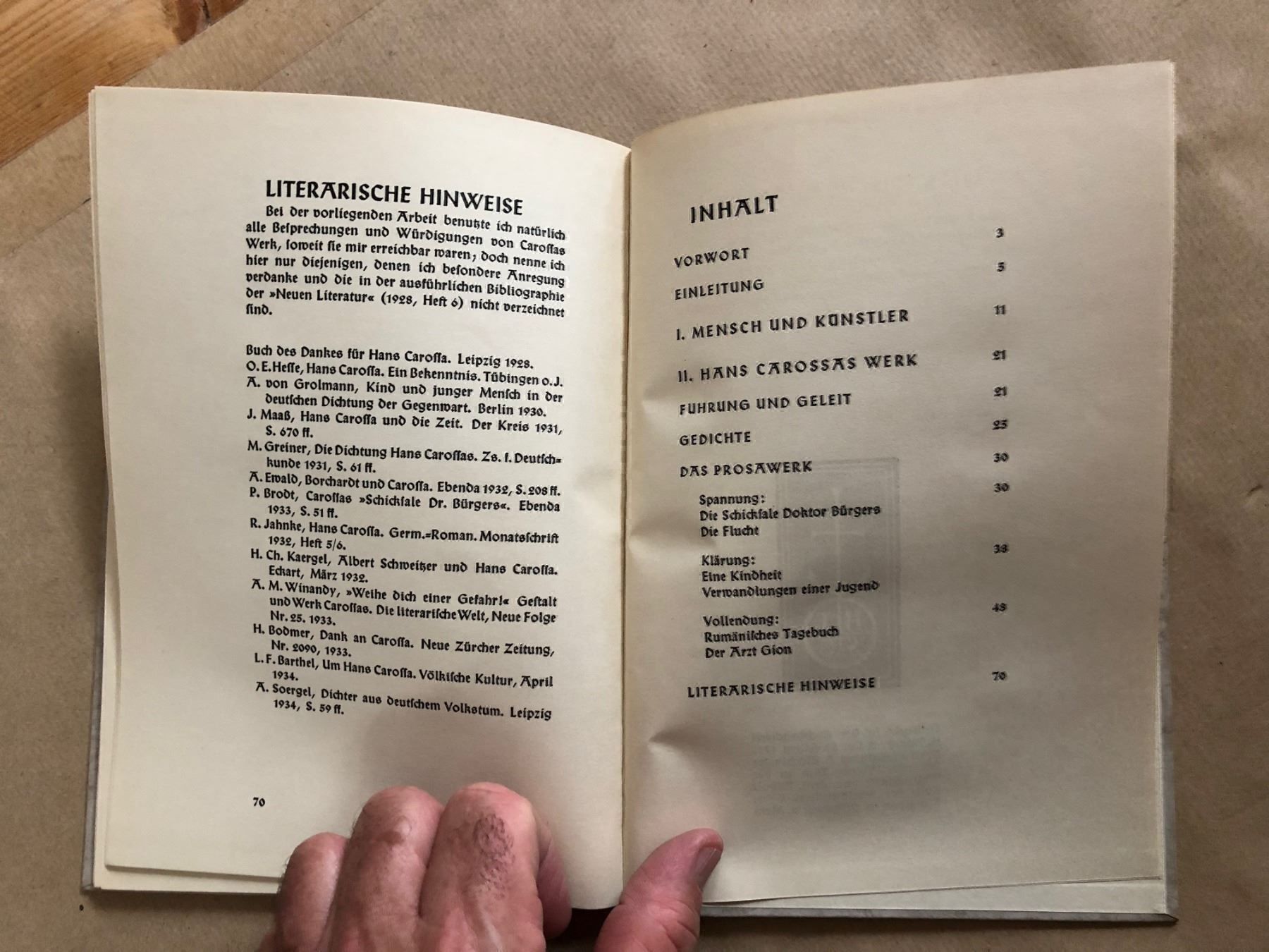 Libri: Dr. Giuseppe Clivio: Hans Carossa – Usato da Zürich venduto da allp 8