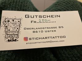 Tattoo Gutschein