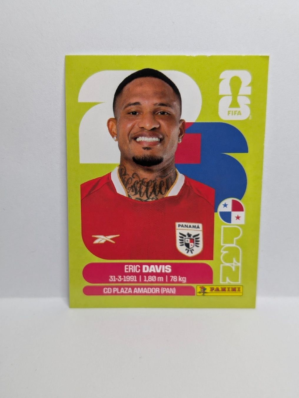 Panini Carte collezionabili: Panini WM 2026 - PAN 7 - Eric DAVIS PANAMA – Nuovo (secondo la descrizione) da Founex venduto da amel89