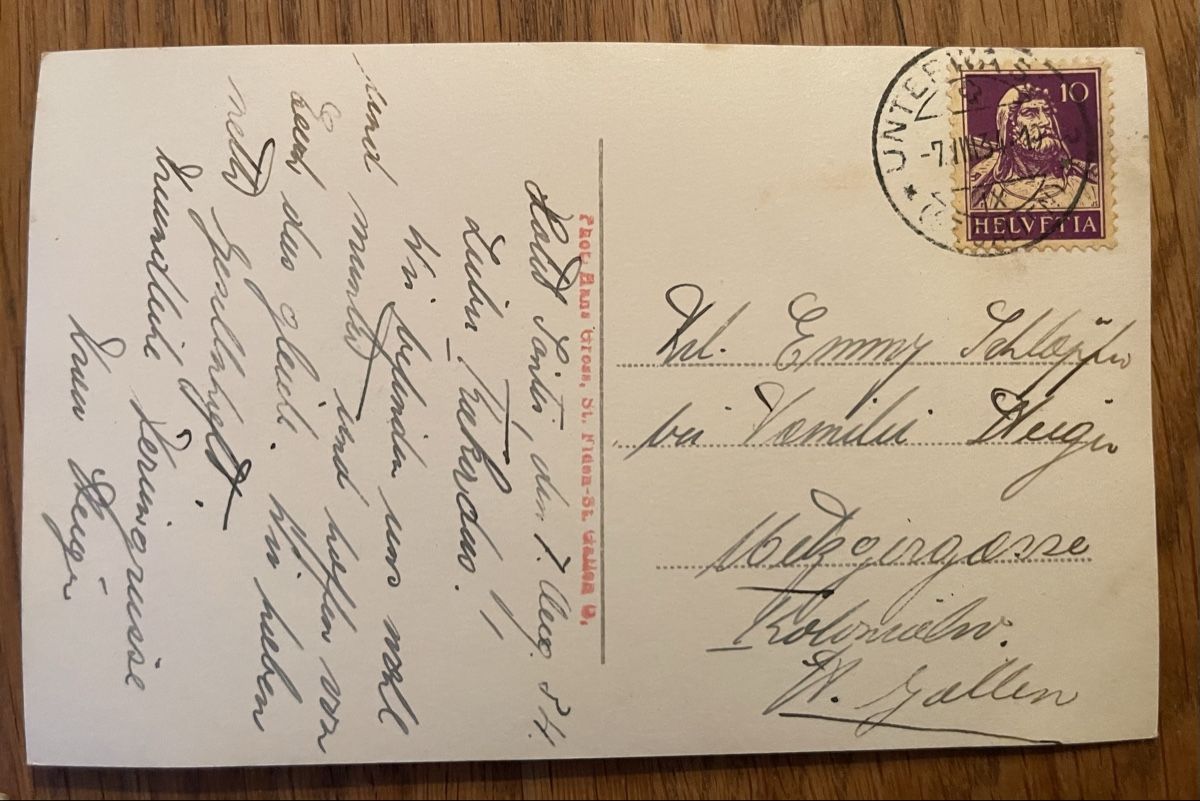 Cartoline postali: Antike Ansichtskarten Unterwasser Säntis – Usato da Waldstatt venduto da Cremschnitte 7