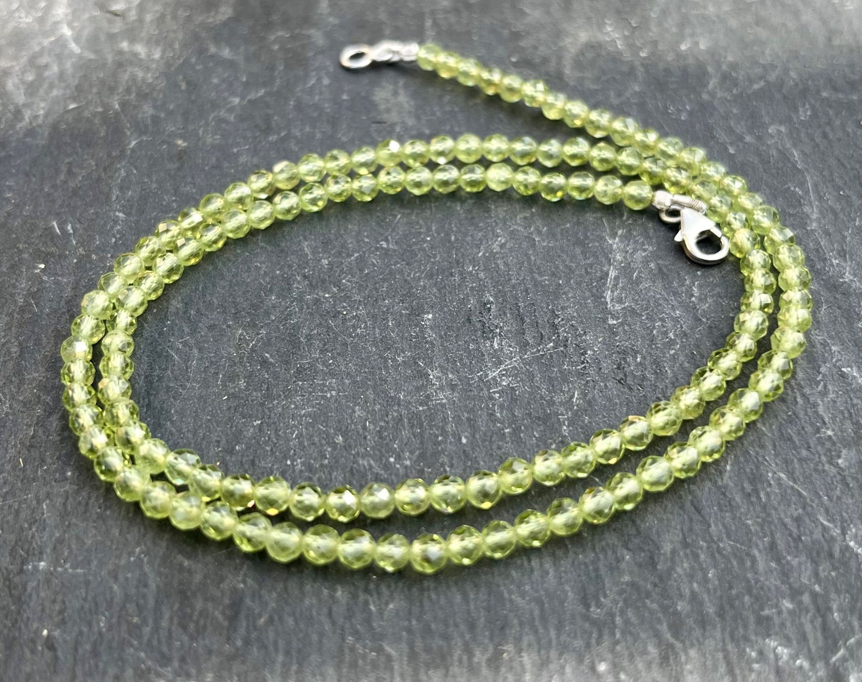 Catenine: Peridot Kette – Nuovo (secondo la descrizione) da Diegten venduto da hamofi57 2