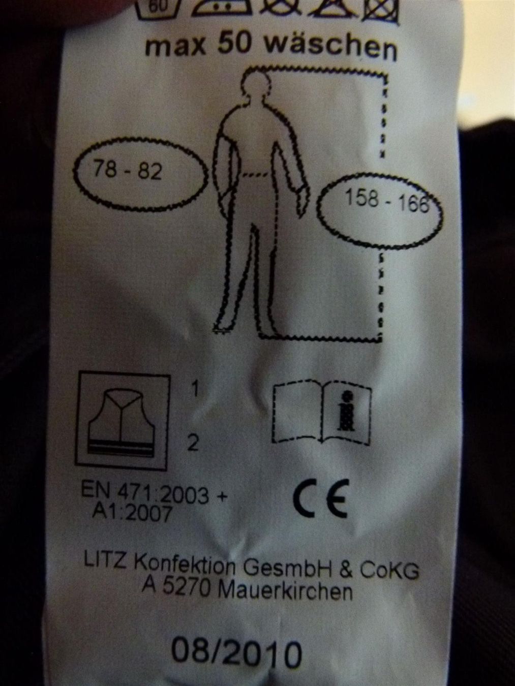 Hosen: Litz Arbeitslatzhose, Bundweite 78-82 – Neu und originalverpackt aus Uerkheim von Kaufoption 6