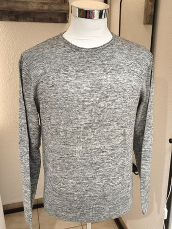 FSBN Langarmshirt Herren grau meliert Grösse L neuwertig