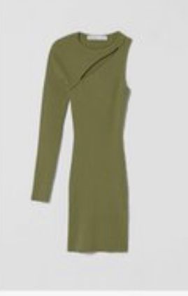 Bershka discount robe verte