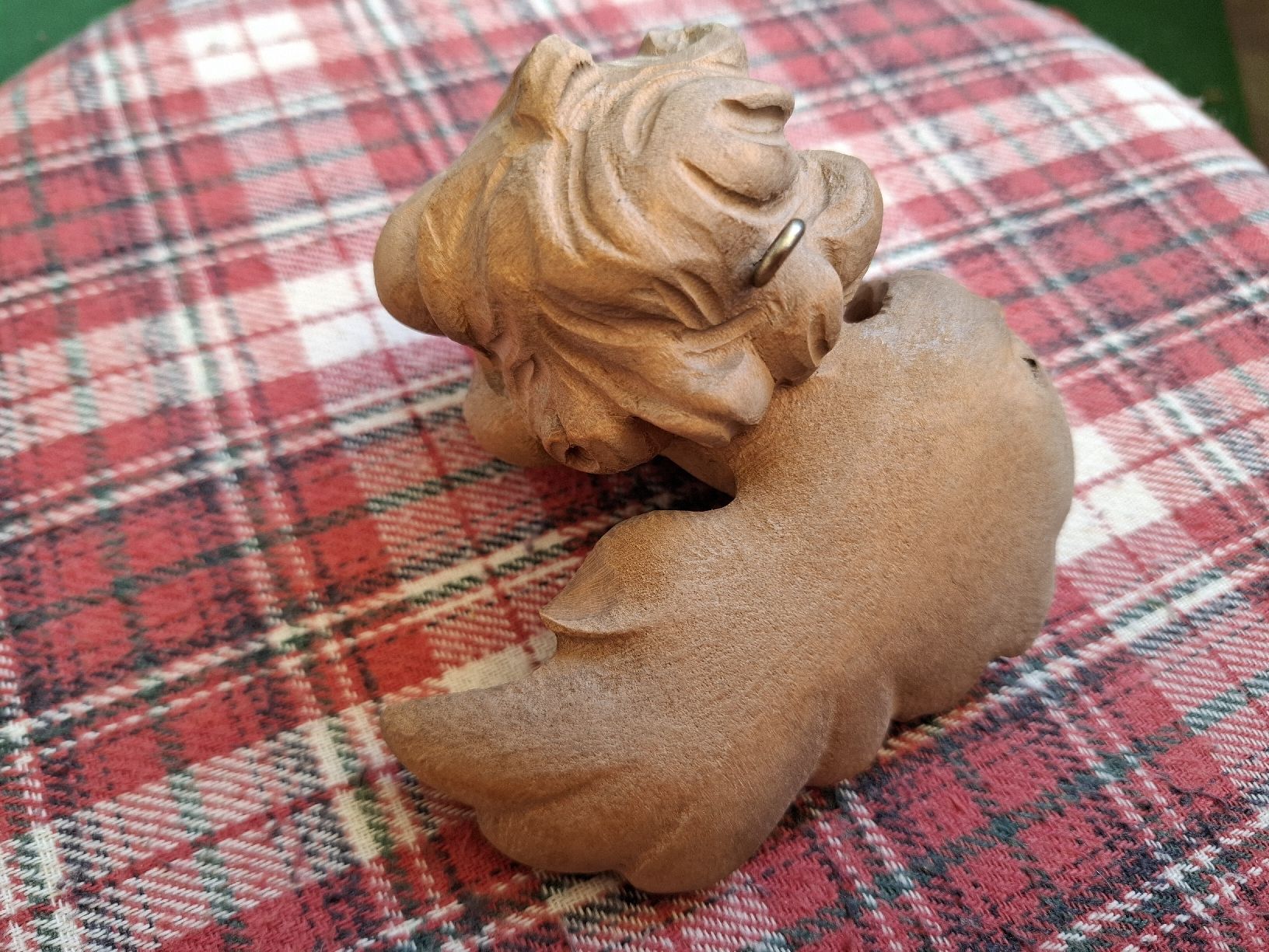 Statuette: Engel / Putte - Wanddeko aus Holz – Usato da Dällikon venduto da Shishio 3