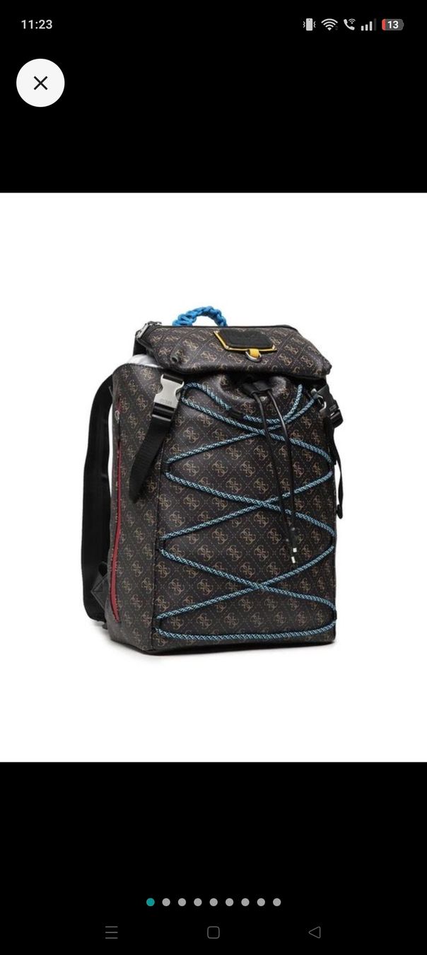 Guess Sacs à dos: Sac à dos Guess monogramme marron/gris neuf 40 chars – D'occasion à chatel St denis par AD.Leder.Cuir