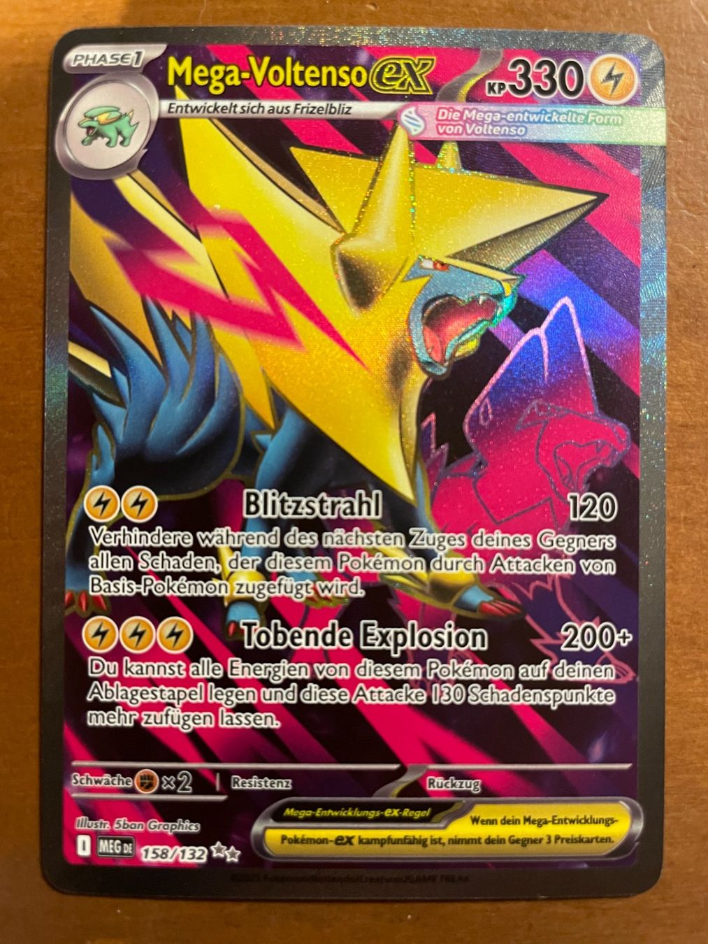 Pokémon Sammelbilder & Trading cards: Pokemon Mega-Voltenso eX (Versand gratis) – Neu (gemäss Beschreibung) aus Chur von Angerson