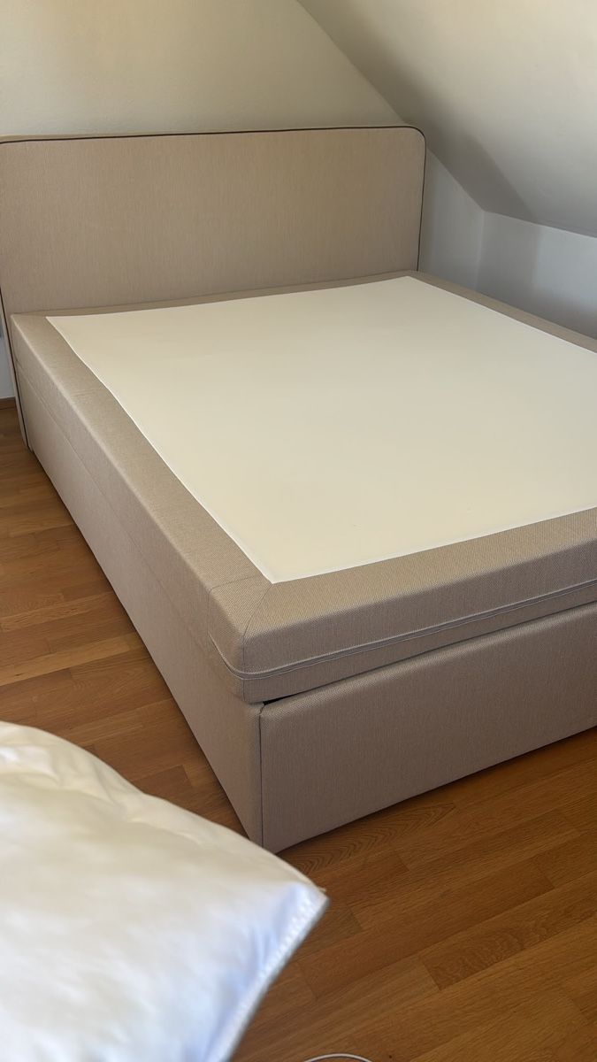 Lits: Boxspring 160x200 sand – D'occasion à Pratteln par Oxa0 1