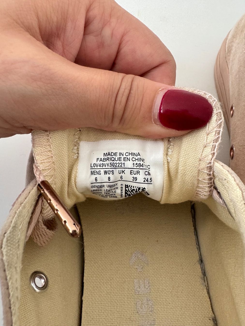 Converse Scarpe da donna: Converse Chucks Wildleder Rosé, Grösse 39 – Usato da Sulgen venduto da a_fonsi 3