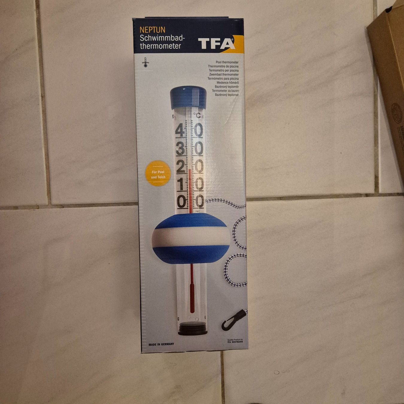 Altro per la casa: Schwimmbadthermometer Neptun TFA – Nuovo e nell'imballaggio originale da Arni AG venduto da kurtrmeier