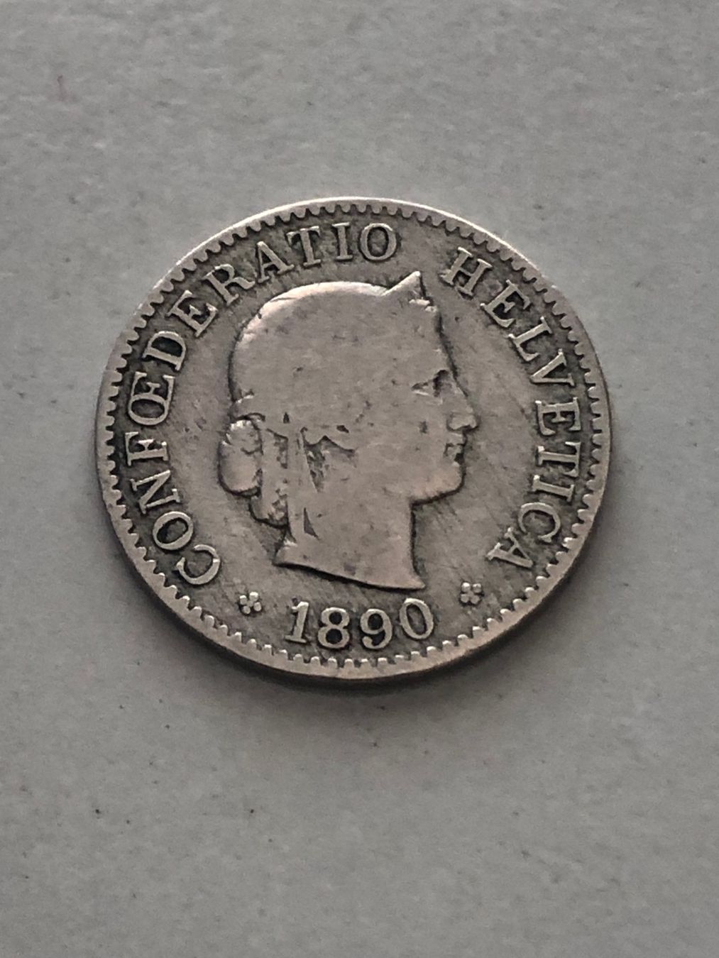 Toutes les monnaies: 5 Rp. 1890 – D'occasion à Schötz par Odpa