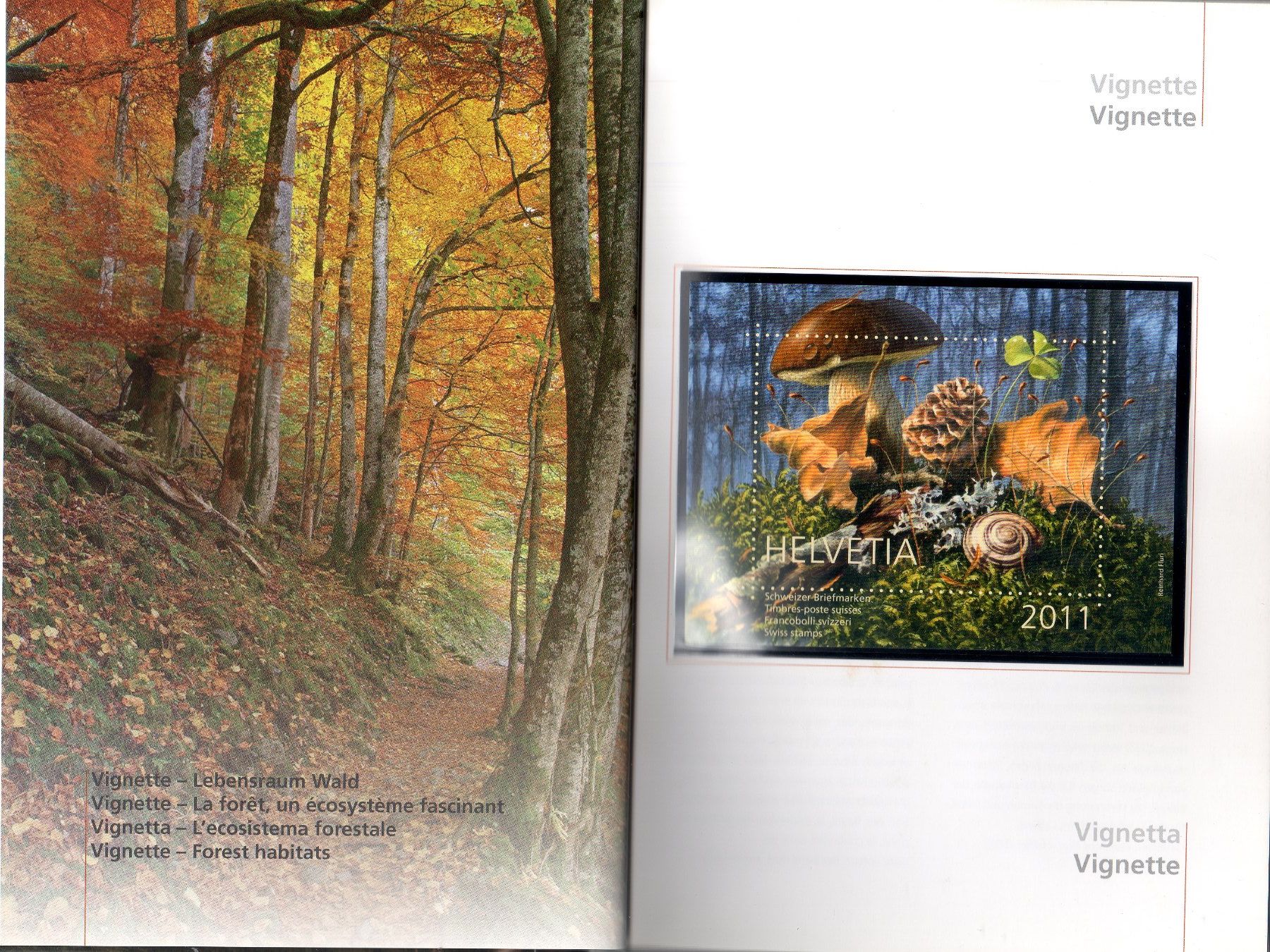 Tutti i francobolli: JAHRBUCH 2011 ORIGINAL ** POSTFRISCH ** TEXT 4SPRACHIG – Nuovo (secondo la descrizione) da Losone venduto da EM2019 1
