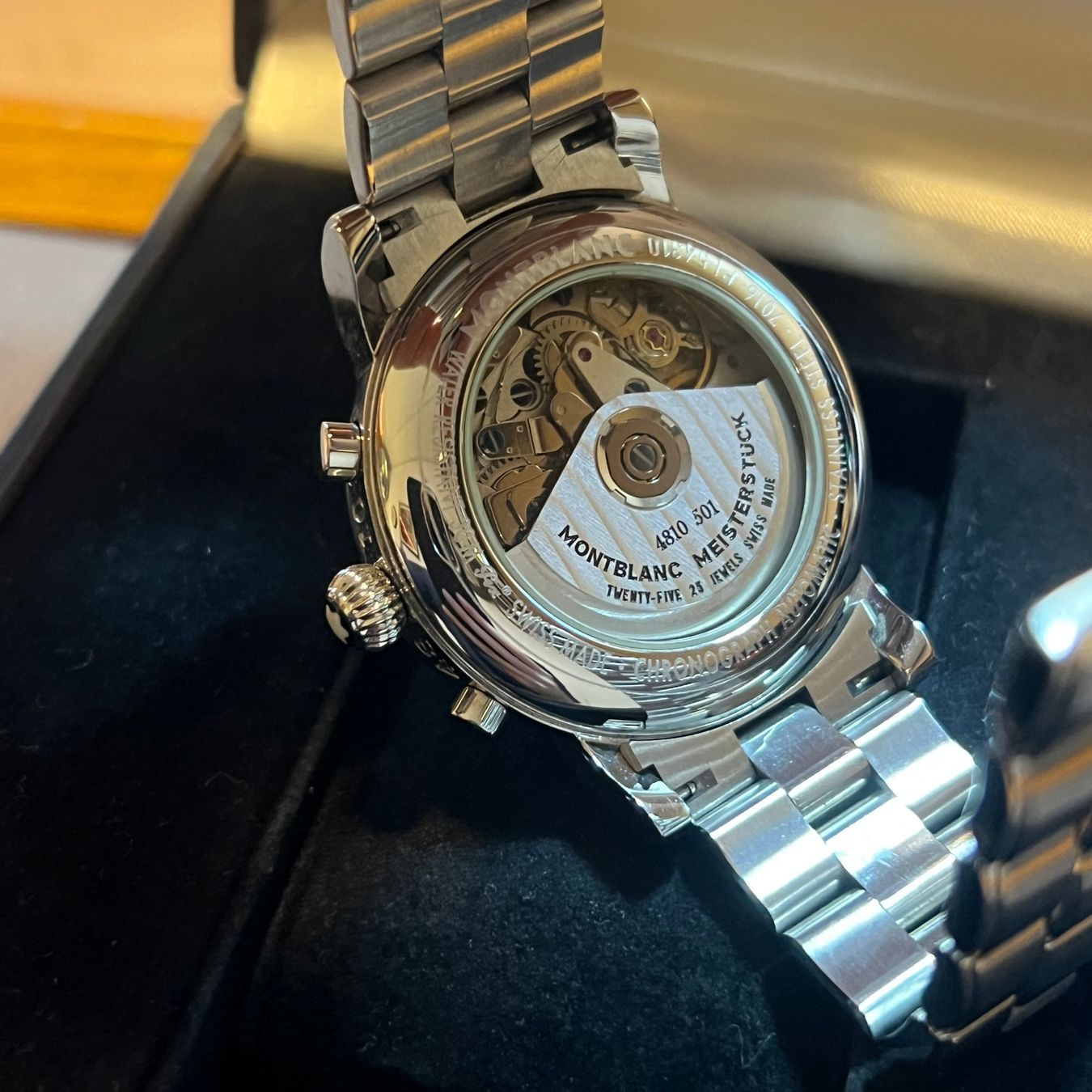 Montblanc Orologi: Montblanc Star Meisterstück Chronograph Automatic 7016 – Usato da Carouge GE venduto da Watchaser 4