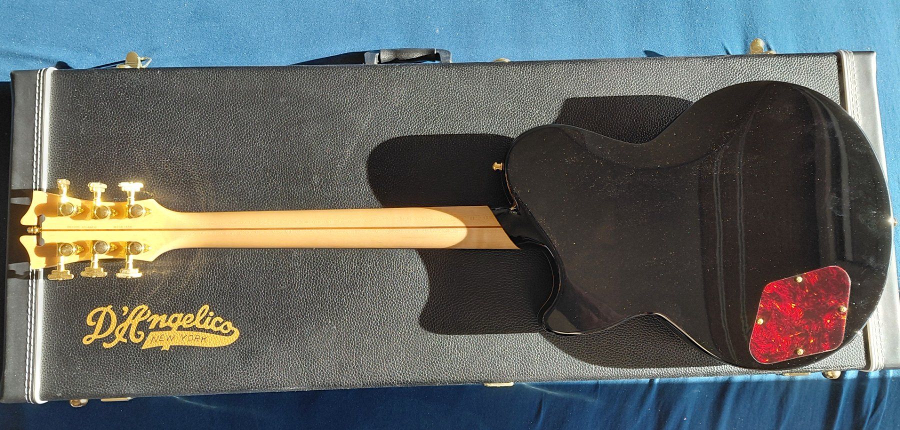 Strumenti musicali: D'Angelico Deluxe Atlantic Solid Black – Usato da Bachenbülach venduto da hank05 5