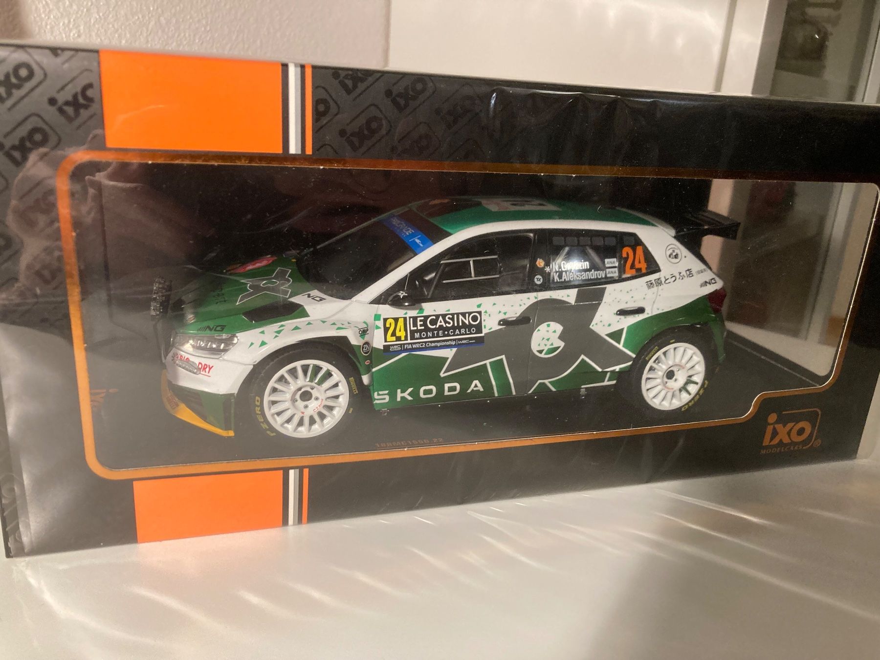 Skoda Modellini d'auto: Skoda Fabia RS Rally2 1/18 – Nuovo e nell'imballaggio originale da Fontaines NE venduto da Jameson87