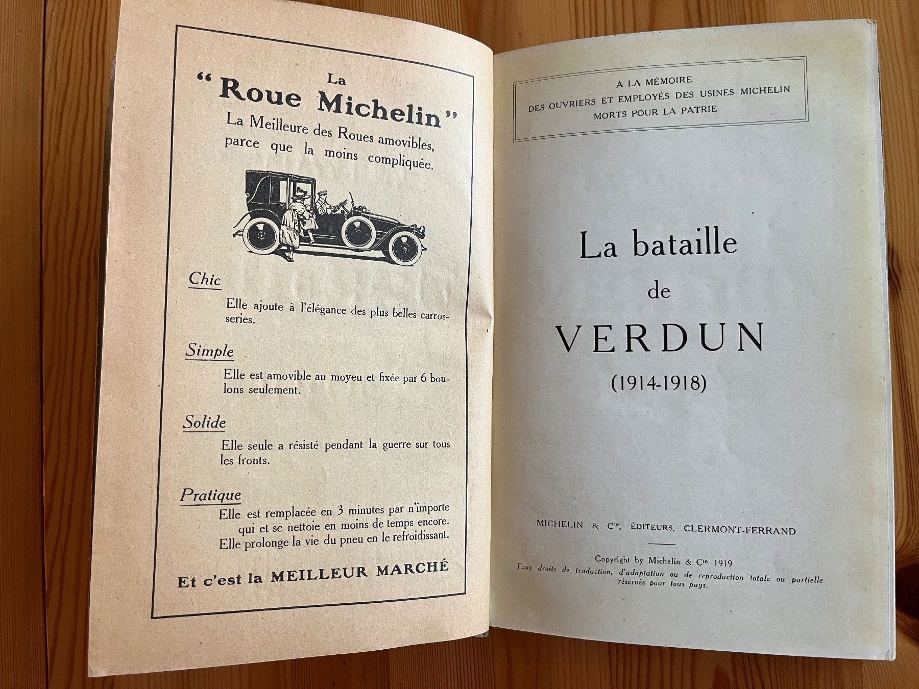 Libri: Michelin Guide La Bataille de Verdun 1914-1918 – Usato da Zürich venduto da Gurkis 2
