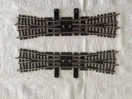 Märklin HO K-Gleis 2275  2x Doppelte Kreuzungsweiche