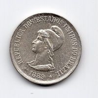 (810) Brasilien, 500 Reis, 1889, top stgl