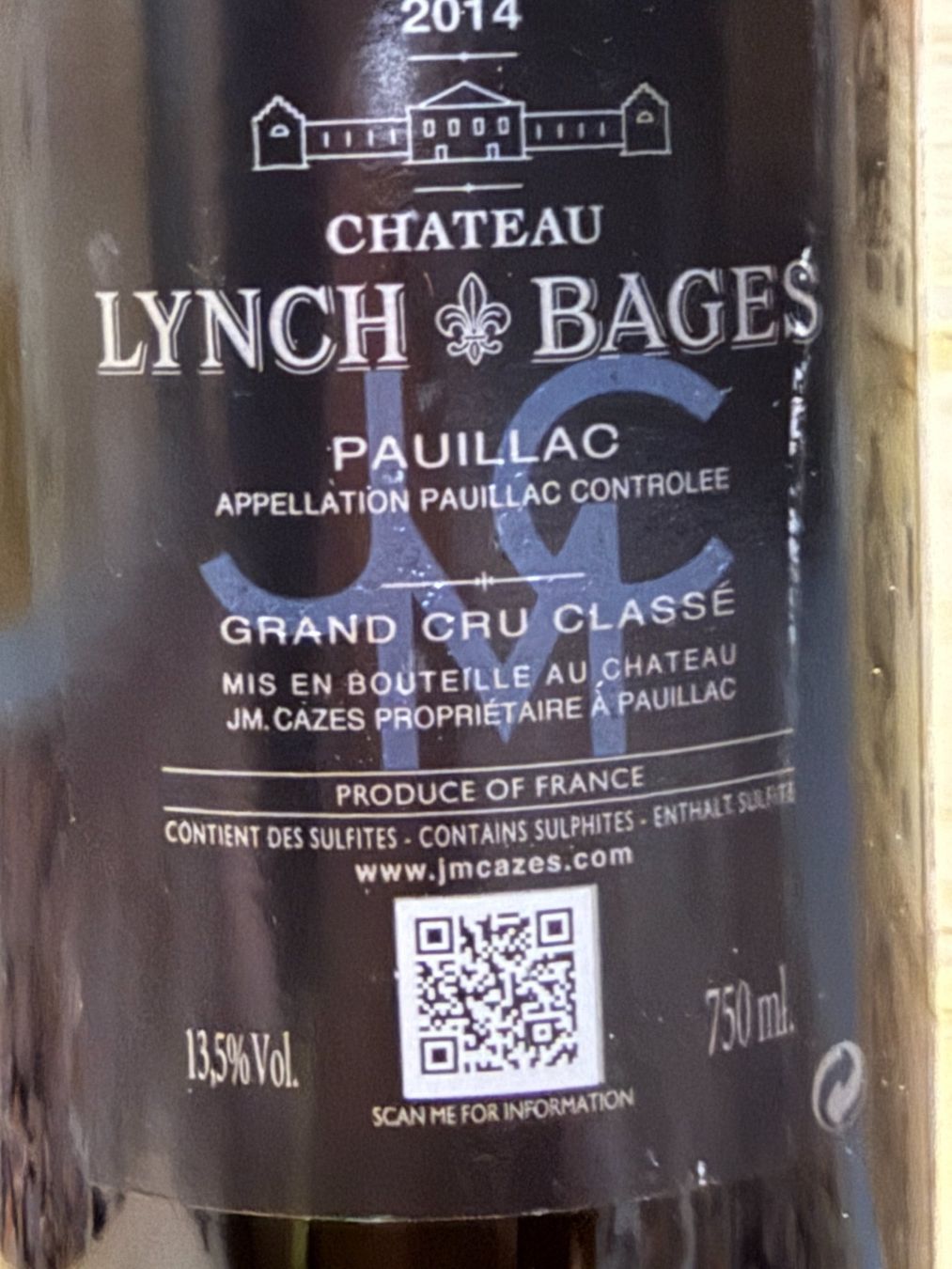 Wein: 2 Fl. Lynch Bages 2014 (JS 96/100) – Neu (gemäss Beschreibung) aus Unterlunkhofen von Goodwine 3