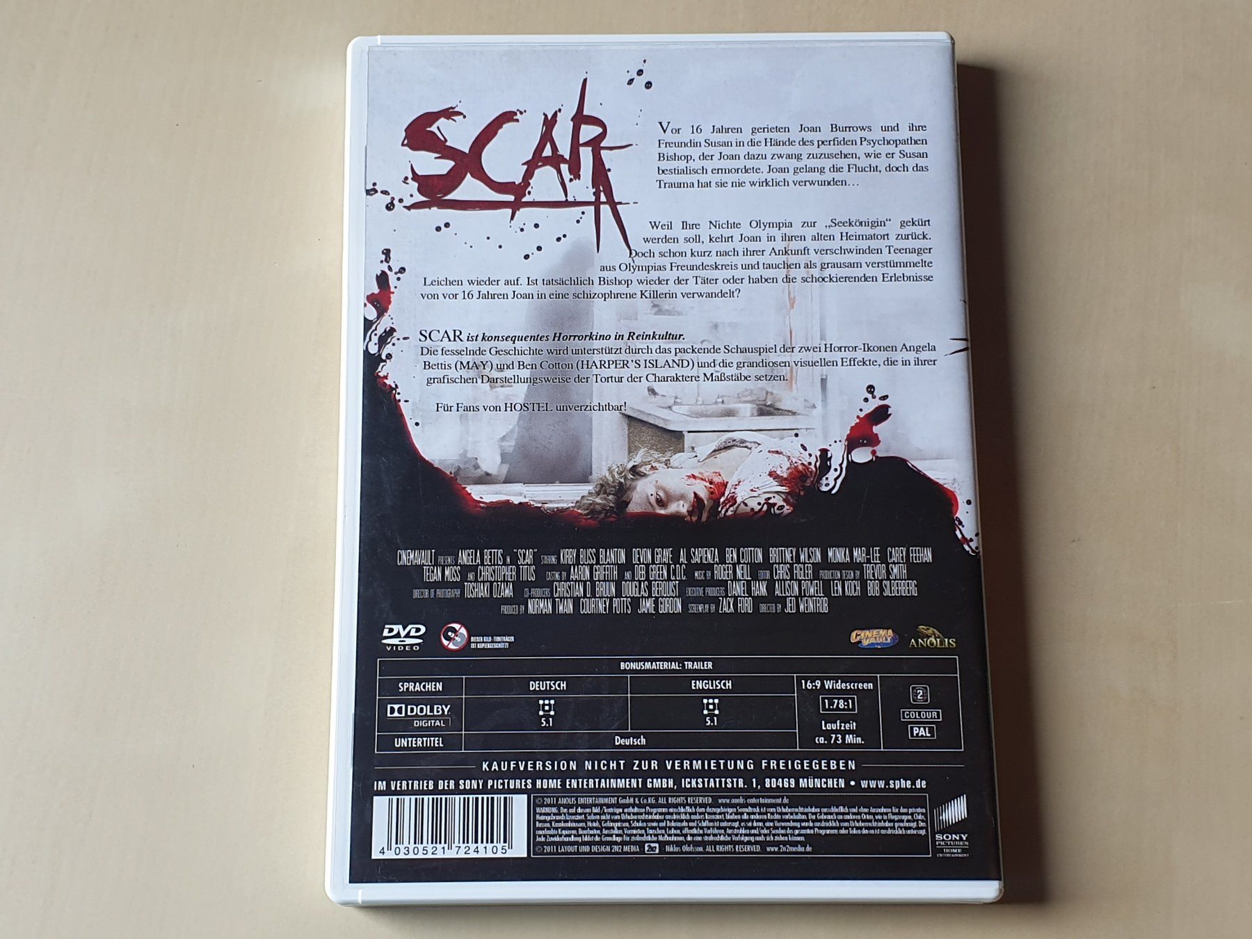 Tous les DVDs: Scar – D'occasion à Stansstad par collectorsshop 1