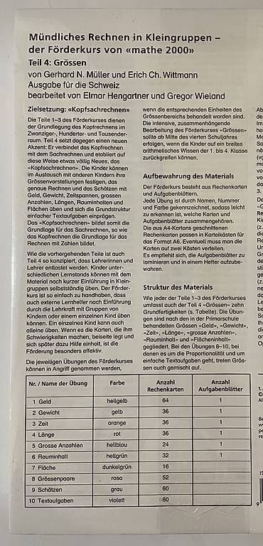 Giochi: Mathematik 4.Kl. Fördermaterial, Blitzrechnen, Primarschule – Nuovo e nell'imballaggio originale da Luzern venduto da Feliz 1