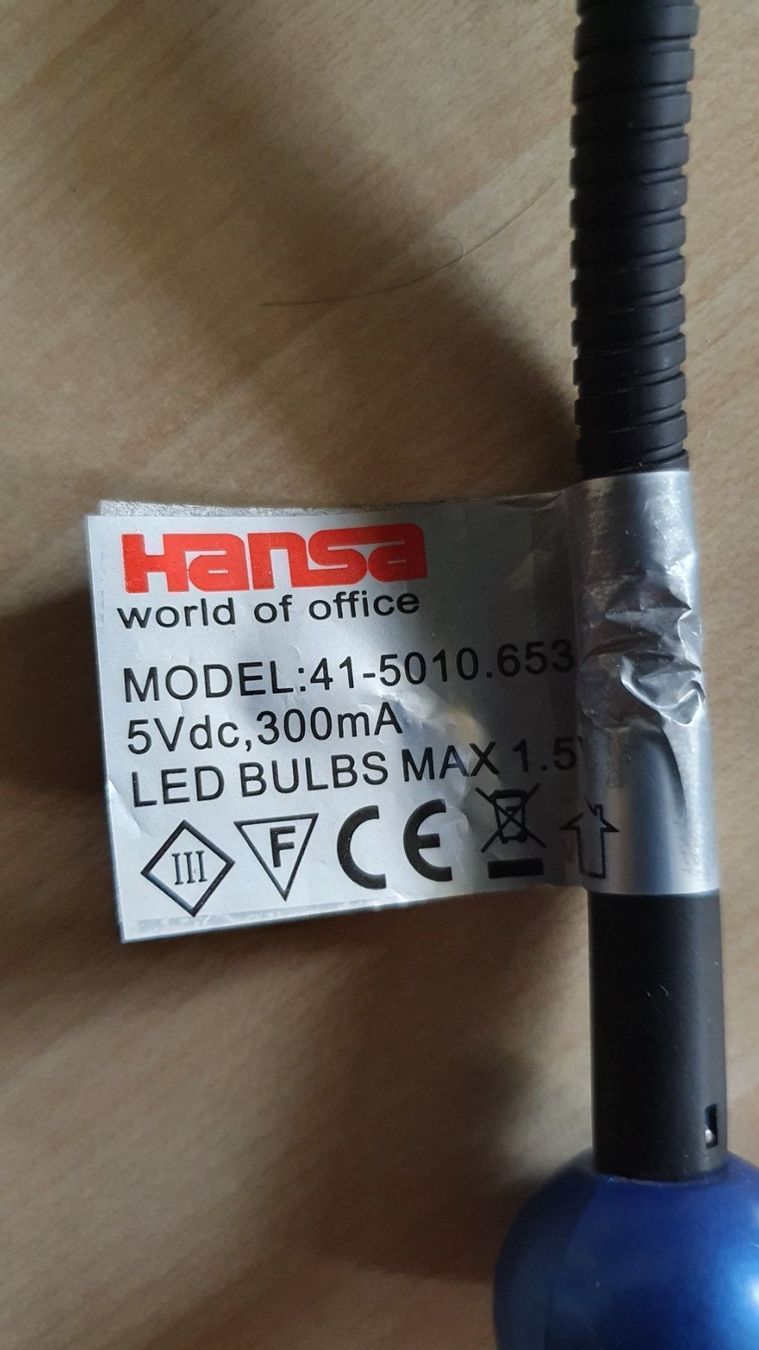 Lampade: Hansa Snake USB-Leuchte – Nuovo (secondo la descrizione) da Muttenz venduto da pixopus 3