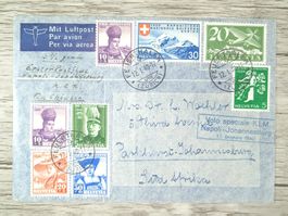 TR09 Enveloppe + Timbre Suisse 1940