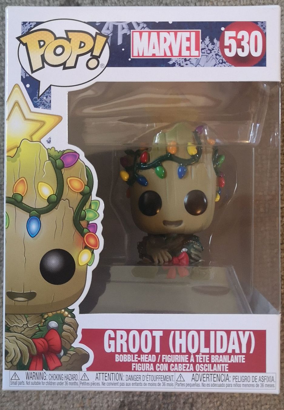 Funko Statuette: Funko Pop Groot Holiday Marvel 530 - Édition Noël! – Nuovo e nell'imballaggio originale da Bussigny venduto da Roro1997