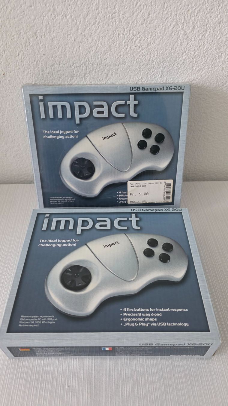 Controller: Impact USB- Gamepad 2 Stück – Nuovo (secondo la descrizione) da Zürich venduto da Lemon007 1